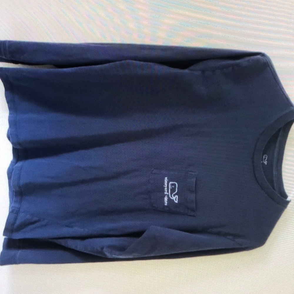 Vineyard vines blue long sleeve shirt